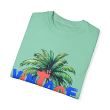 Load image into Gallery viewer, VINTAGE PALM TREE HYPER BLUE AND ROSE RED
