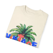 Load image into Gallery viewer, VINTAGE PALM TREE HYPER BLUE AND ROSE RED