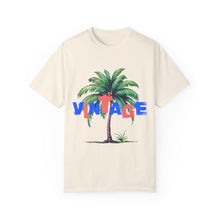Load image into Gallery viewer, VINTAGE PALM TREE HYPER BLUE AND ROSE RED