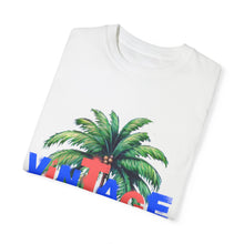 Load image into Gallery viewer, VINTAGE PALM TREE HYPER BLUE AND ROSE RED
