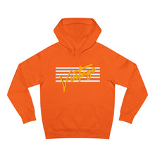 Load image into Gallery viewer, VINTAGE STARS AND STRIPES UNISEX HOODIE (WHITE AND GOLD)