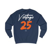 Load image into Gallery viewer, VINTAGE ORIGINALS (WHITE AND ORANGE) UNISEX SWEATSHIRT