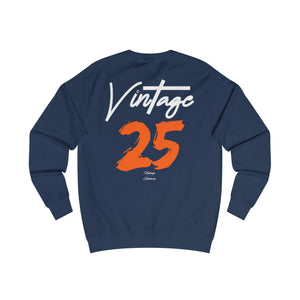 VINTAGE ORIGINALS (WHITE AND ORANGE) UNISEX SWEATSHIRT