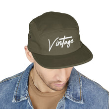 Load image into Gallery viewer, VINTAGE 5 PANEL HAT (WHITE) UNISEX