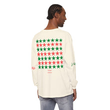 Load image into Gallery viewer, VINTAGE STARS AND STRIPES LONG SLEEVE (UNISEX) WATERMELON INK