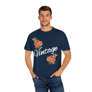 VINTAGE SPRING ORANGE ROSES (WHITE)