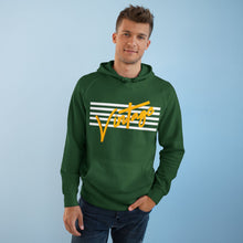 Load image into Gallery viewer, VINTAGE STARS AND STRIPES UNISEX HOODIE (WHITE AND GOLD)