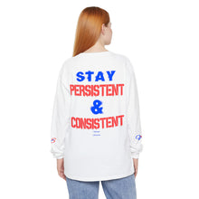 Load image into Gallery viewer, VINTAGE STAY P&amp;C LONG SLEEVE TEE BUBBLE GUM (UNISEX)