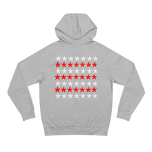 Load image into Gallery viewer, VINTAGE STARS AND STRIPES HOODIE WHITE AND RED