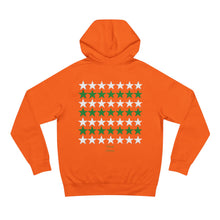 Load image into Gallery viewer, VINTAGE STARS AND STRIPES WHITE AND GREEN HOODIE (UNISEX)