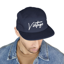 Load image into Gallery viewer, VINTAGE 5 PANEL HAT (WHITE) UNISEX