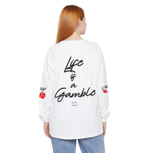 Load image into Gallery viewer, VINTAGE LIFE IS A GAMBLE (UNISEX) BLACK INK