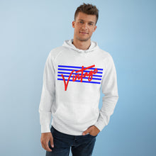 Load image into Gallery viewer, VINTAGE STARS AND STRIPES BLUE AND RED (UNISEX) HOODIE