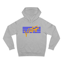Load image into Gallery viewer, VINTAGE STARS AND STRIPES GOLD AND BLUE (UNISEX) HOODIE