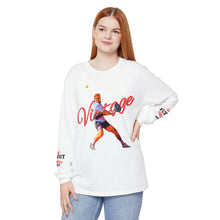 Load image into Gallery viewer, VINTAGE THE FLYEST (UNISEX) LONG SLEEVE TEE BLACK AND INFERED