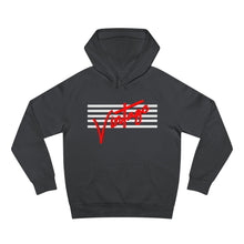 Load image into Gallery viewer, VINTAGE STARS AND STRIPES HOODIE WHITE AND RED