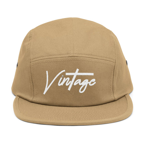 VINTAGE 5 PANEL HAT (WHITE) UNISEX