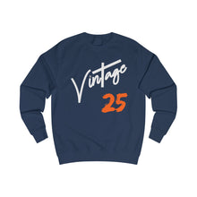 Load image into Gallery viewer, VINTAGE ORIGINALS (WHITE AND ORANGE) UNISEX SWEATSHIRT