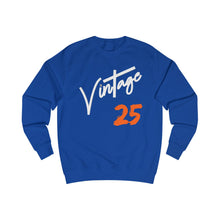 Load image into Gallery viewer, VINTAGE ORIGINALS (WHITE AND ORANGE) UNISEX SWEATSHIRT