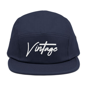 VINTAGE 5 PANEL HAT (WHITE) UNISEX