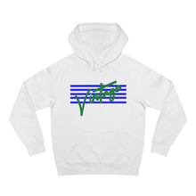 Load image into Gallery viewer, VINTAGE STARS AND STRIPES GREEN AND BLUE (UNISEX) HOODIE