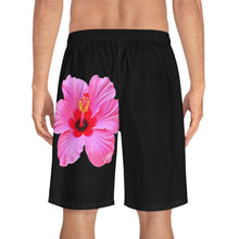 Load image into Gallery viewer, VINTAGE (WELCOME TO BOTANY 101 PINK FLOWER) ON BLACK SHORTS