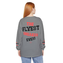 Load image into Gallery viewer, VINTAGE THE FLYEST (UNISEX) LONG SLEEVE TEE BLACK AND INFERED