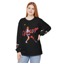 Load image into Gallery viewer, VINTAGE THE FLYEST (UNISEX) LONG SLEEVE TEE WHITE AND INFERED
