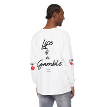 Load image into Gallery viewer, VINTAGE LIFE IS A GAMBLE (UNISEX) BLACK INK