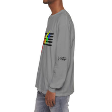 Load image into Gallery viewer, VINTAGE STARS AND STRIPES LONG SLEEVE (UNISEX) ROY G BIV &amp; BLACK INK