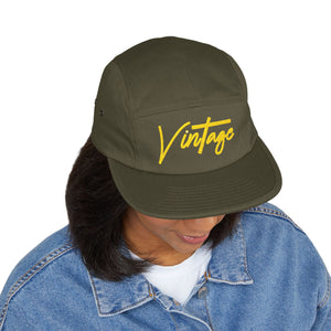 VINTAGE 5 PANEL HAT (GOLD) UNISEX