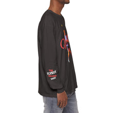 Load image into Gallery viewer, VINTAGE THE FLYEST (UNISEX) LONG SLEEVE TEE WHITE AND INFERED
