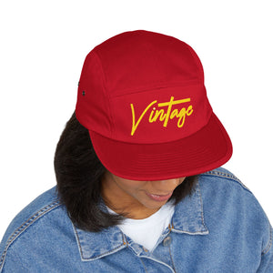 VINTAGE 5 PANEL HAT (GOLD) UNISEX