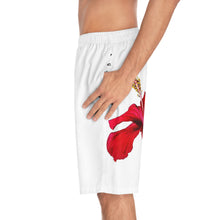 Load image into Gallery viewer, VINTAGE (WELCOME TO BOTANY 101 RED FLOWER) ON WHITE SHORTS