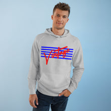 Load image into Gallery viewer, VINTAGE STARS AND STRIPES BLUE AND RED (UNISEX) HOODIE