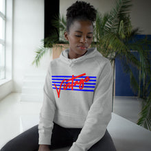 Load image into Gallery viewer, VINTAGE STARS AND STRIPES BLUE AND RED (UNISEX) HOODIE