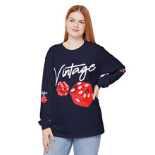 Load image into Gallery viewer, VINTAGE LIFE IS A GAMBLE (UNISEX) WHITE INK