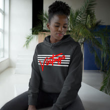Load image into Gallery viewer, VINTAGE STARS AND STRIPES HOODIE WHITE AND RED