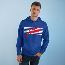 Load image into Gallery viewer, VINTAGE STARS AND STRIPES HOODIE WHITE AND RED