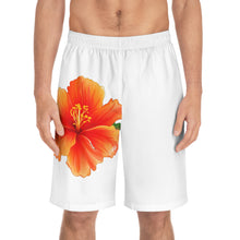 Load image into Gallery viewer, VINTAGE (WELCOME TO BOTANY 101 ORANGE FLOWER) ON WHITE SHORTS