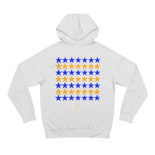 Load image into Gallery viewer, VINTAGE STARS AND STRIPES GOLD AND BLUE (UNISEX) HOODIE