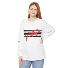 Load image into Gallery viewer, VINTAGE STARS AND STRIPES LONG SLEEVE (UNISEX) INFERRED AND BLACK INK
