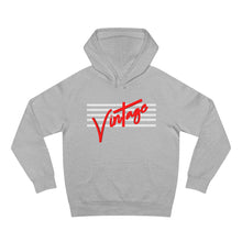 Load image into Gallery viewer, VINTAGE STARS AND STRIPES HOODIE WHITE AND RED