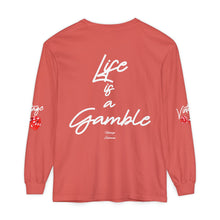 Load image into Gallery viewer, VINTAGE LIFE IS A GAMBLE (UNISEX) WHITE INK