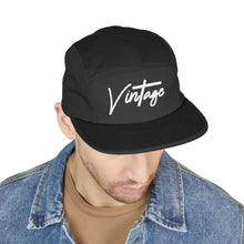 Load image into Gallery viewer, VINTAGE 5 PANEL HAT (WHITE) UNISEX