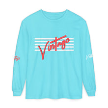 Load image into Gallery viewer, VINTAGE STARS AND STRIPES LONG SLEEVE (UNISEX) INFERRED AND WHITE INK