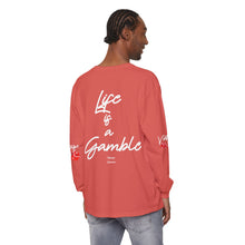 Load image into Gallery viewer, VINTAGE LIFE IS A GAMBLE (UNISEX) WHITE INK