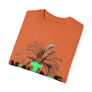 VINTAGE PALM TREE BLACK AND MINT