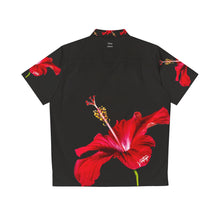 Load image into Gallery viewer, VINTAGE NEW HAWAIIAN (WELCOME TO BOTANY 101 RED FLOWER) ON BLACK