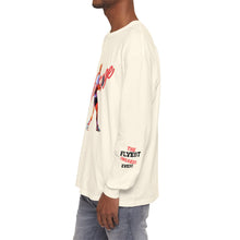Load image into Gallery viewer, VINTAGE THE FLYEST (UNISEX) LONG SLEEVE TEE BLACK AND INFERED